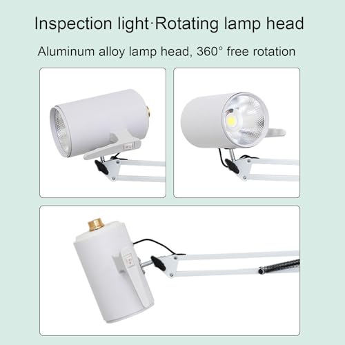 Lampe d'examen médical LED mobile et réglable en hauteur - 4