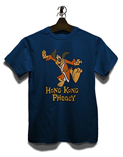 shirtminister Hong Kong Phooey 2 T-Shirt Dunkelblau-Navy M