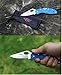 Firebird GANZO F759M Pocket Folding Knife 440C Stainless Steel Blade Anti-Slip Handle with Clip Fishing Camping EDC Utility Pocket Knife (Blue)