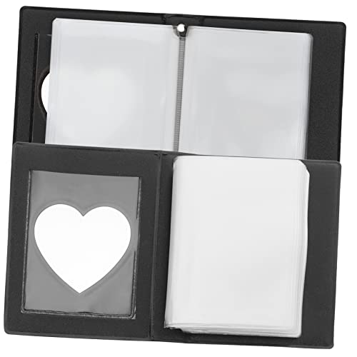 SOLUSTRE 2pcs Heart Pattern Album Lovely DIY Photo Book for Storing Memories for Weddings Birthdays and Special Events and Unique Design