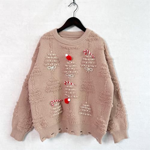 Image of OMEWEE Halloween Sweaters for Women 2024 Womens Ribbed Cuffs Pullover Sweaters Knit Baggy Fall Sweaters for Women