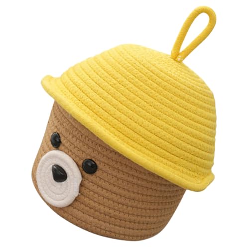 Panier ours en corde de coton tressée de qualité supérieure