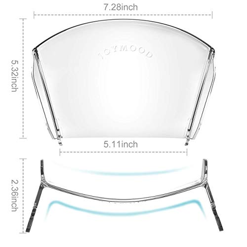 Pouring Shield, GUCHO Universal Pouring Chute for KitchenAid Bowl-Lift Stand Mixer Attachment/Accessories (pouringA)