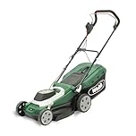 Webb Supreme WEER40RR Electric Rotary Lawnmower with Rear Roller, 6 Cutting Heights, 40cm 16 inch Cutting Width, 1800w Motor, 18 Metre Cable and 45L Collection Bag - 3 Year Guarantee
