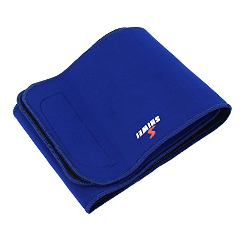 Faja lumbar elástica azul talla pequeña de neopreno miniatura 2