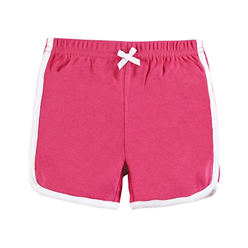 Hudson Baby Unisex Baby And Toddler Shorts Bottoms 4-Pack, Pink Black, 2 Toddler #TOP4