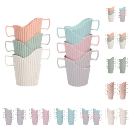 TAKEY Jbvz_[ 6 /12 fUC23 }`J[180ml- 300ml̎RbvEvJbvɑΉ ItBX fMJbvJo[ ĝĎRbvz_[ Jt Vv_ (Jt12Zbg)