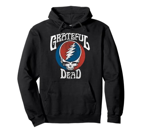 Grateful Dead Steal Your Face Classic Logo Vintage Band Pullover Hoodie