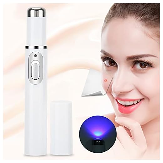 Blue Light Remover Pen, Electronic Face Skin Removal Pen Repairing Beauty Machine Electronic Facial Ideal Gift for Women