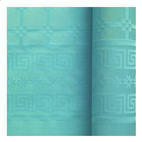 Gappy - Nappe Papier DAMASSÉ 6X1.18M Turquoise