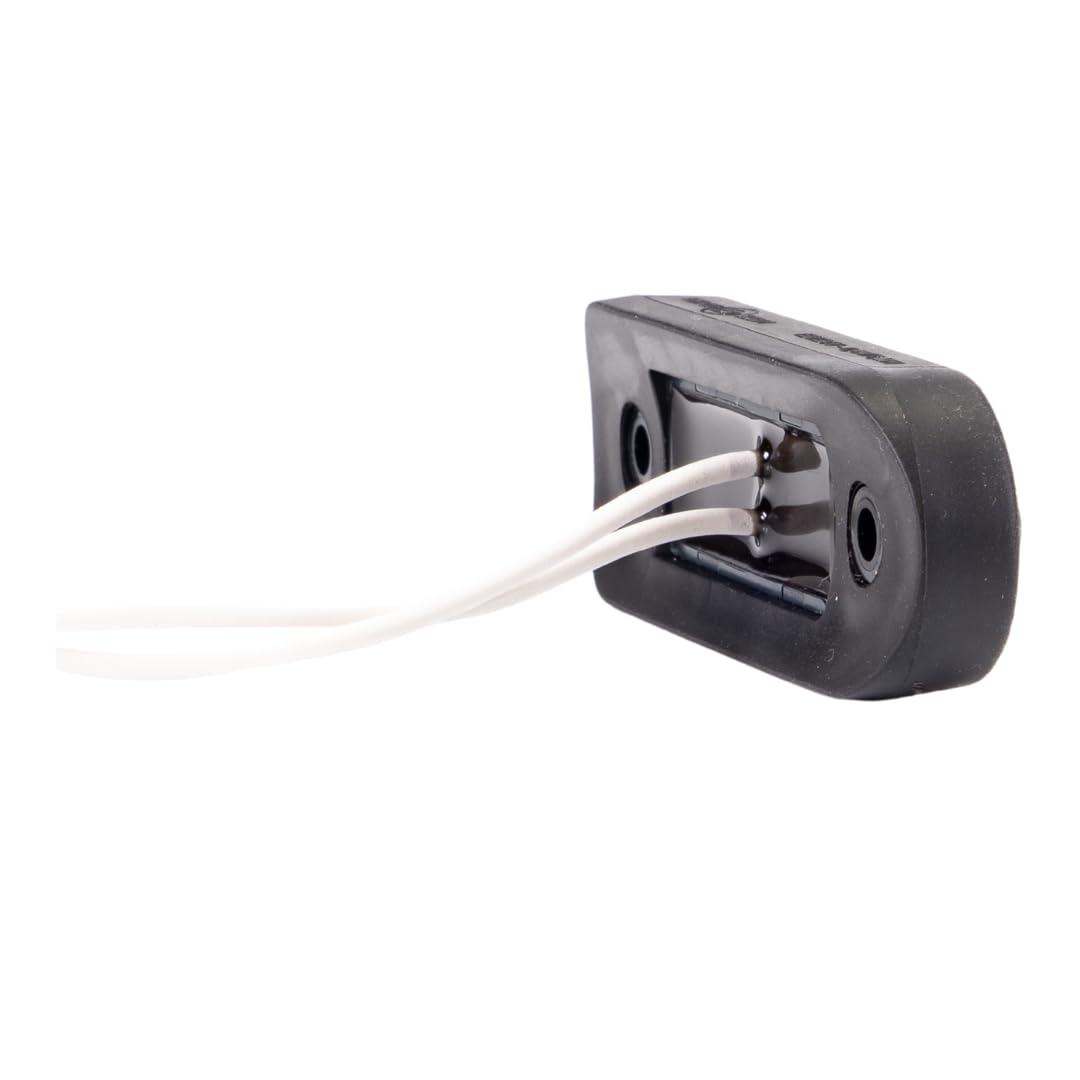DARK SLIM – Białe LED światła obrysowe 12V/24V | lampy pozycyjne do samochodów osobowych ciężarówek autobusów przyczep kamperów maszyn rolniczych ATV | 2 sztuki uniwersalne/wodoodporne