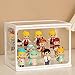Glass Doll Cases for Displayï¼ŒSmall Display caseï¼ŒFigura de acciÃ³n con estante coleccionable de almacenamiento (9.45X6.3X7inchï¼›24X16X18cm)
