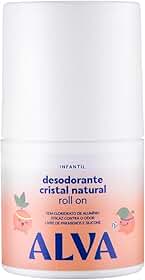 Alva Desodorante Roll On Infantil Laranja Doce 50ml Alva