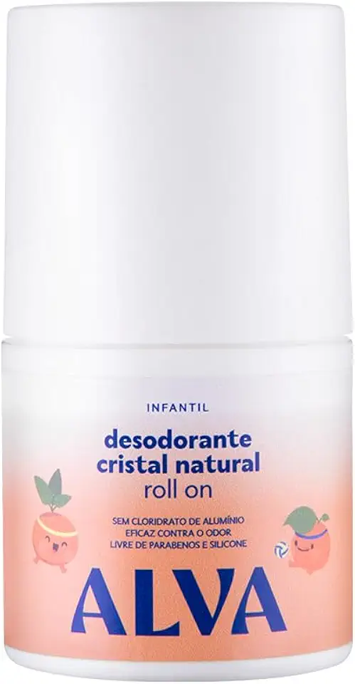 Alva Desodorante Roll On Infantil Laranja Doce 50ml Alva