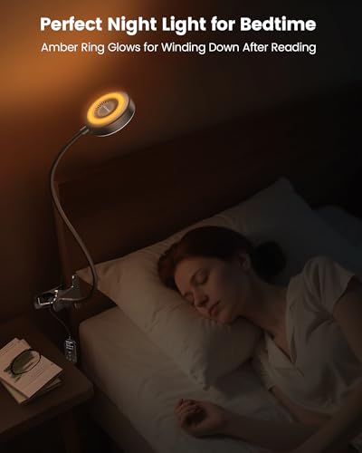 Glocusent 72 LED Desk Lamp for Dorm,Amber Night Light with Remote Control - image 4