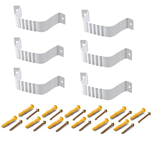 Mejores comprativas On-line Canaleta 3 4 para comprar hoy. 37 VYH - Correa de bajada de canalón, adaptador de bajada, 3 x 4, 3 x 4, paquete de 6, color blanco