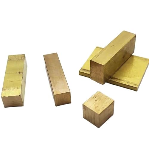 1pc Brass Square Bar(Length 500mm 1pc,50x50mm)