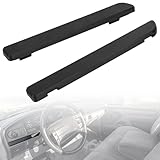 JERBOR 2Pcs Dash Panel Trim Bezel Inserts Fit For Ford F150 F250 F350 1992-1997 for Bronco, Left Right