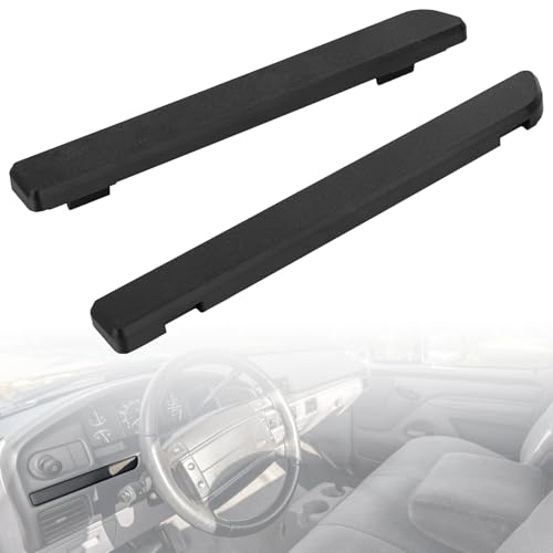 JERBOR 2Pcs Dash Panel Trim Bezel Inserts Fit For Ford F150 F250 F350 1992-1997 for Bronco, Left Right