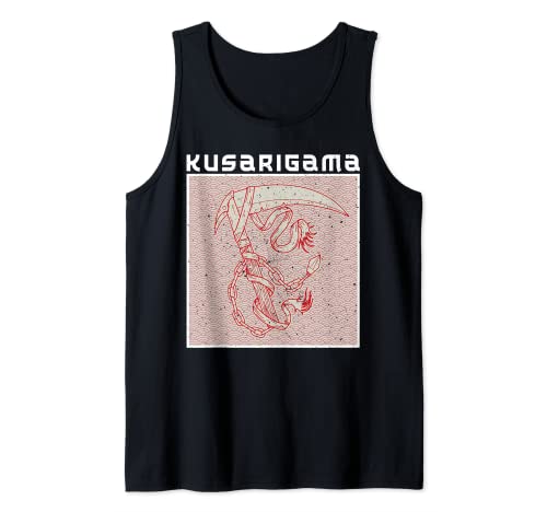 Kusarigama Japón japonés arma artes marciales Camiseta sin Mangas