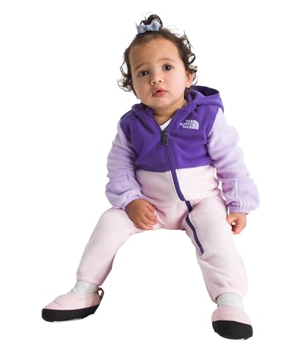 THE NORTH FACE Baby Glacier One-piece | Polar Fleece Onesie With Built-in Mitts & Booties for Boys & Girls
