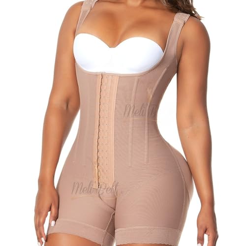 Image of Melibelt 2029 Fajas Colombianas Reductoras Y Moldeadoras 7 varillas Compression Garment Shapewear For Women with 7 bones