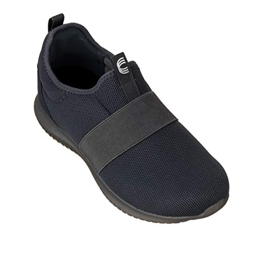Image of CALTO Men's Invisible Height Increasing Elevator Shoes - Grey Ultra Feather Lightweight Sporty Sneakers - 2.1 Inches Taller - Q121 - Size 13 D(M) US