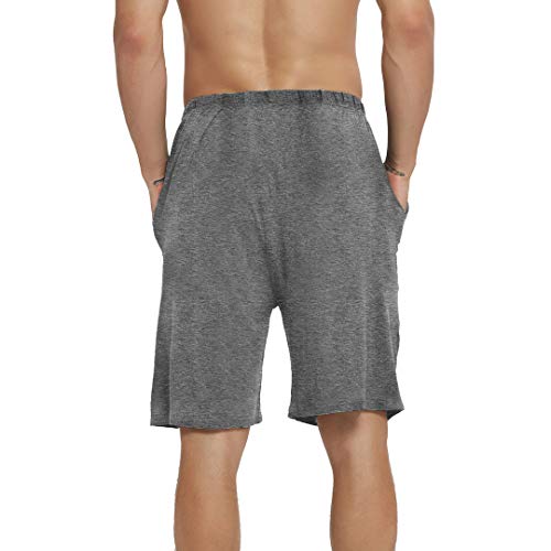 JINSHI Mens Sleeping Stretch Boxer Shorts Ultra-Soft Modal Lounge Pajama Bottoms with Pockets4