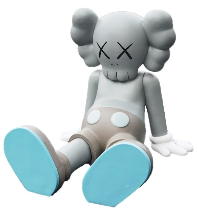 KAWS Companion フィギュア グレー 約30cm Amazon.co.jp: KAWS コンパニオン フィギュア 寛ぎ バージョン