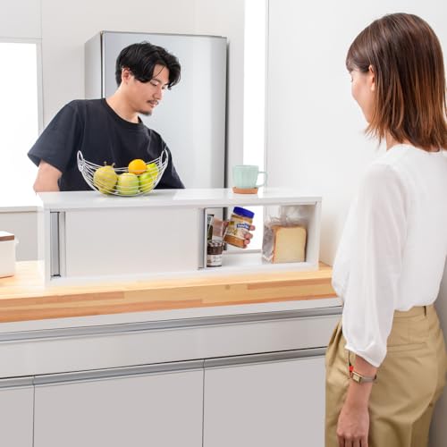 水ハネ対応引き戸カウンター上収納庫 8枚目