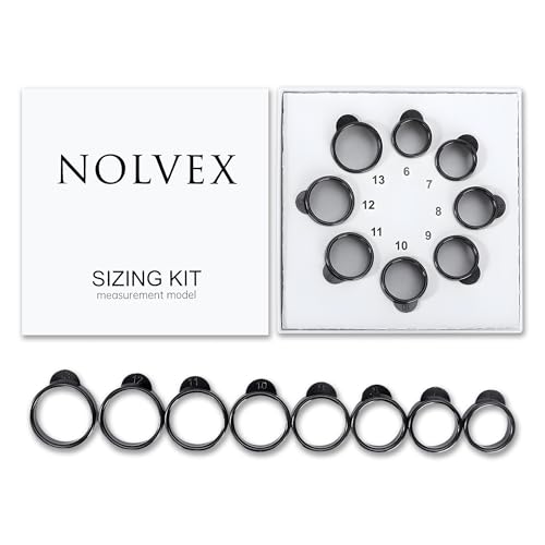 NOLVEX Smart Ring Sizer Kit for Accurate Finger Measurement –