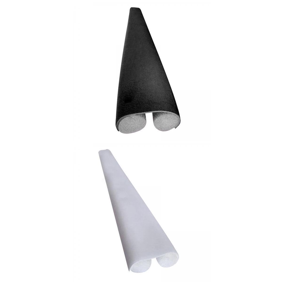 CALANDIS™ 2pcs Door Bottom Seal Strip Draught Excluder Draft Stopper Black and White | Home D?©cor-image-24