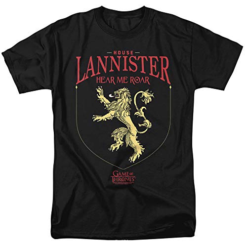 Game of Thrones House Lannister Sigil Unisex Adult T-Shirt, House Lannister Sigil, Medium
