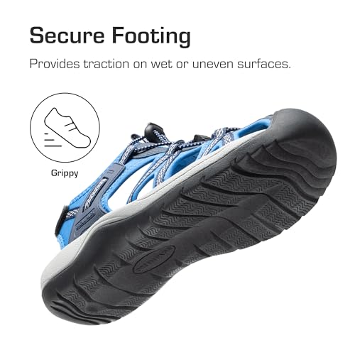 Image of DREAM PAIRS Men's Hiking Sport Water Sandals