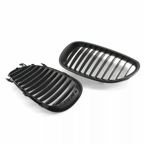 Rejillas frontales de riñón BMW E60 y E61 2003-2010 acabado negro mate 2