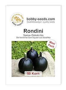 Bobby-Seeds Rondini Gem Squash Kürbissamen 50 Korn
