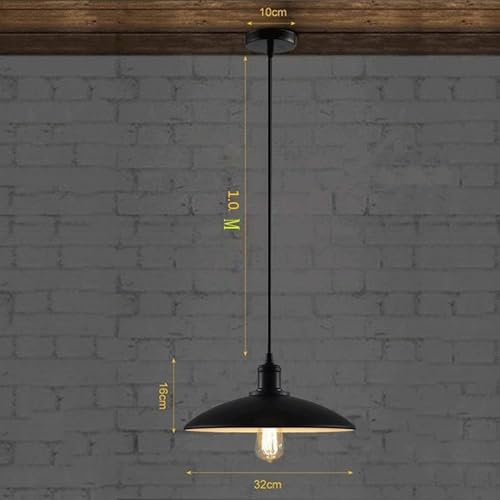 Lustre E27 retro en fer forge pour transformer l eclairage de votre salon - 4