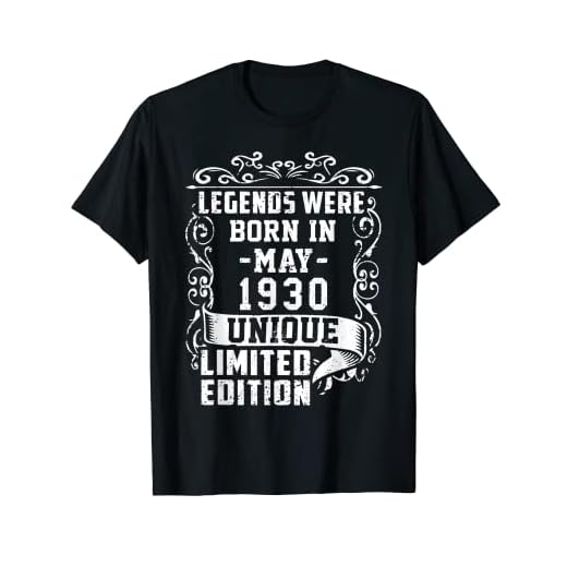 Cumpleaños Mayo 1930 Edición Limitada Regalo Legend May Camiseta