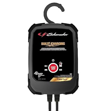 AMAZON - Schumacher SC1302 Fully Automatic Battery Charger and Maintainer – 12V 8 Amp Rapid Charge