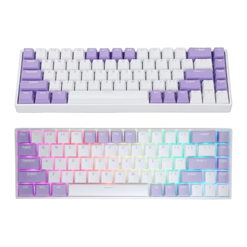 Teclado Mecánico Yoidesudoex04qg81 Bluetooth 5.0 RGB miniatura 3