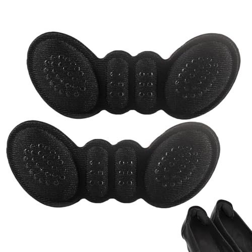 Almohadillas de talón para zapatos para mujeres demasiado grandes, 1 par de soportes antidesgaste, protección cómoda para los pies, para desplazamientos diarios, caminar, viajes, salidas, vacaciones