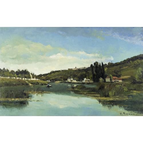 Pissarro La Marne à Chennevieres habillez vos grands murs vides sans effort