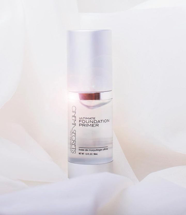 Cinema Secrets Ultimate Foundation Primer - Lightweight Silicone-Based Primer with Vitamins A & E, Hydrating & Smoothing, Preps Skin for Flawless Makeup - Image 5