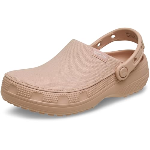 Crocs Zuecos de Lona Unisex para Adultos, clásicos, para Hombres y Mujeres, Caramelo Rosa, 7 Women/5 Men