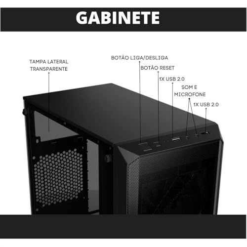 Computador Gamer Xblue TECH Completo Intel I5 16gb Ssd 480gb Com Placa De Vídeo (desktop 2)