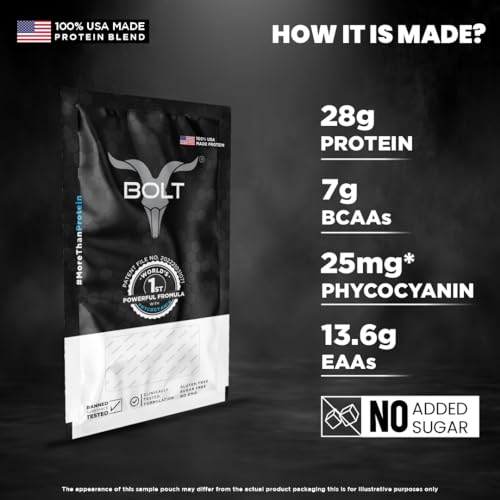 Image of BOLT Whey Isolate (33 g (Pack of 1), Chocolate)