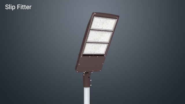 450W Dimmable LED Parking Lot Light with Slip Fitter, 5000K