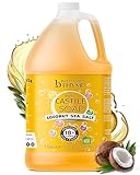Brittanie's Thyme Pure Castile Soap – Coconut Sea Salt, 1 Gallon (128 oz) – Natural Multi-Purpose Liquid Soap for Body, Laundry & Home – Sulfate Free, Paraben Free, Vegan