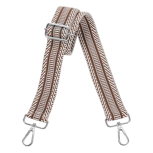 Sangle de rechange en toile grise 3,8 cm pour sac à bandoulière réglable
