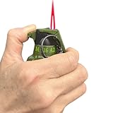 KARREAL Green Cool Lighter,Refillable Butane Jet Torch Flame Windproof Lighters,Adjustable,Camping BBQ Kitchen Outdoors (W1)